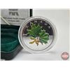 Image 2 : RCM Canada 2002 Silver Maple Leaf Coloured Coin (COA #08766) (99.99%) (SEE PICTURES!) (GST Exempt)  
