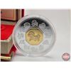 Image 2 : RCM Canada 2002 $15 Lunar Coin : Horse (COA #20157) (Sterling) (Central Octagonal Cameo Plated in 24