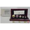 RCM 2003 Silver Maple Leaf Hologram Five-Coin Set : One Ounce ; 1/2 Ounce 1/4 Ounce; 1/10 Ounce & 1/