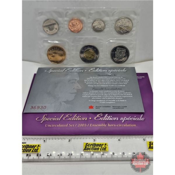 RCM Canada Uncirculated Year Set 2003 : Special Edition (SEE PICTURES!)   (Listing & Descriptions ar