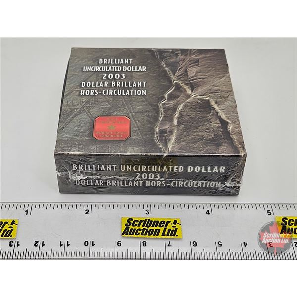 RCM Canada 2003 Brilliant Uncirculated Dollar (Unopened!) (99.99%) (SEE PICTURES!) (GST Exempt)  (Li