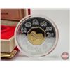 Image 2 : RCM Canada 2003 $15 Lunar Coin : Sheep (COA #23630) (Sterling) (Central Octagonal Cameo Plated in 24