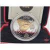 Image 2 : RCM Canada 2004 Butterfly Collection : 50-Cent Silver Coin : Clouded Sulphur (COA #18630) (92.5%) (S