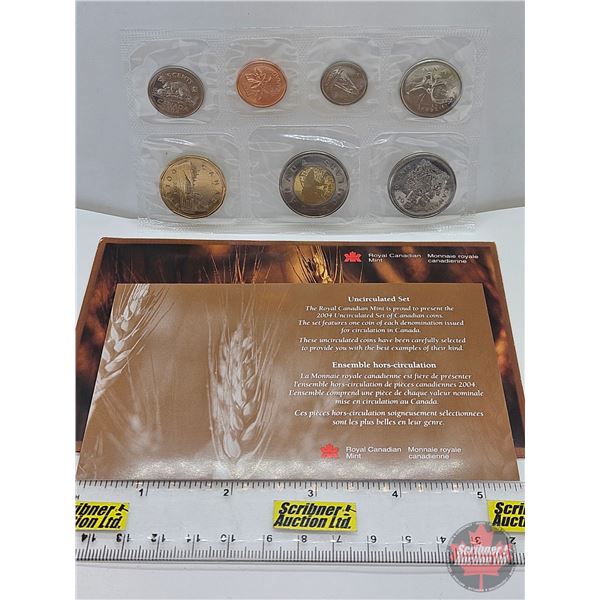 RCM Canada Uncirculated Year Set 2004 (SEE PICTURES!)   (Listing & Descriptions are a GUIDE ONLY and