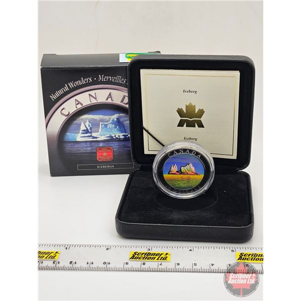 RCM Canada 2004 Natural Wonders : Iceberg : $20 Silver Coin (COA #14723) (99.99%) (SEE PICTURES!) (G