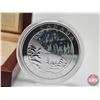 Image 3 : RCM Canada 2004 Natural Wonders : Northern Lights: $20 Silver Coin : Aurora Borealis (COA #16241) (9