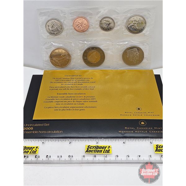 RCM Canada Uncirculated Year Set 2005 (SEE PICTURES!)   (Listing & Descriptions are a GUIDE ONLY and
