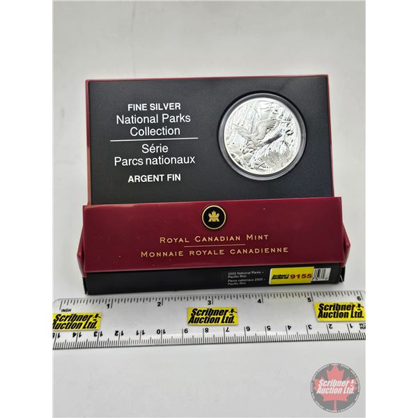 RCM Canada 2005 : $20 Fine Silver : National Parks Collection : Pacific Rim : Rain Forest of the Nor