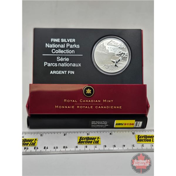 RCM Canada 2005 : $20 Fine Silver : National Parks Collection : Mingan Archipelago (COA #06090) (99.