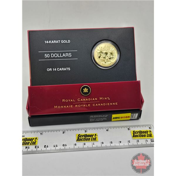 RCM Canada 2005 $50 Gold Coin 14-Karat : Victory at last! Celebrating the 60th Anniversary of the En