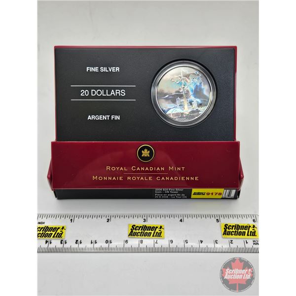 RCM Canada 2006 : $20 Fine Silver Coin : 30th Anniversary of the Official Opening of the CN Tower 19
