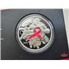 Image 2 : RCM Canada 2006 $5 Pink Enamel-Effect Fine Silver Coin : Pink Ribbon ~ Ribbon of Hope (COA #11838) (