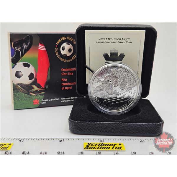 RCM Canada 2006 FIFA World Cup : Commemorative Fine Silver Coin (COA) (99.99%) (SEE PICTURES!) (GST 