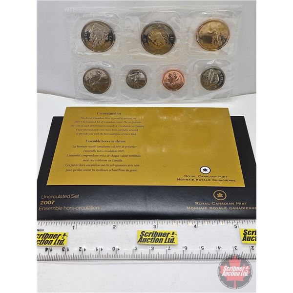 RCM Canada 2007 Uncirculated Coin Set (SEE PICTURES!)   (Listing & Descriptions are a GUIDE ONLY and