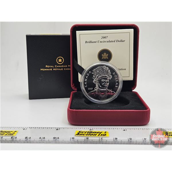 RCM Canada 2007 Brilliant Uncirculated Dollar (COA #13038) (92.5%) (SEE PICTURES!)   (Listing & Desc