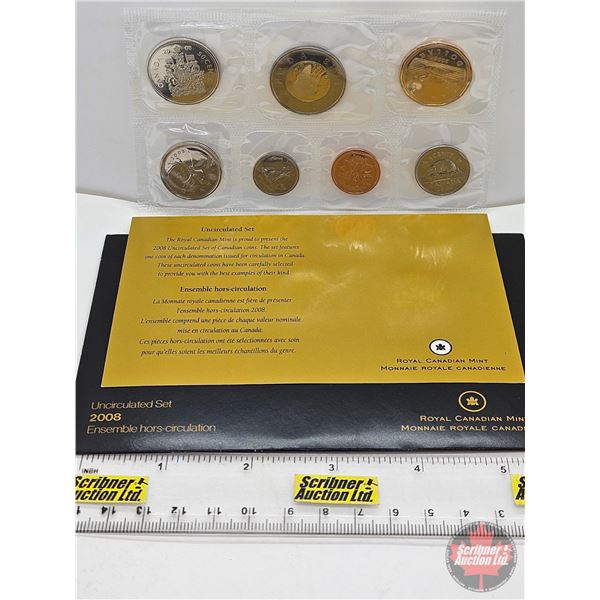 RCM Canada 2008 Uncirculated Coin Set (SEE PICTURES!)   (Listing & Descriptions are a GUIDE ONLY and