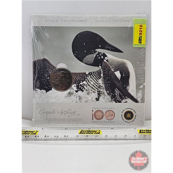 RCM Canada 2008 Canada's Heritage : A Century of Accomplishment 100th Anniversary Medallion (Unopene