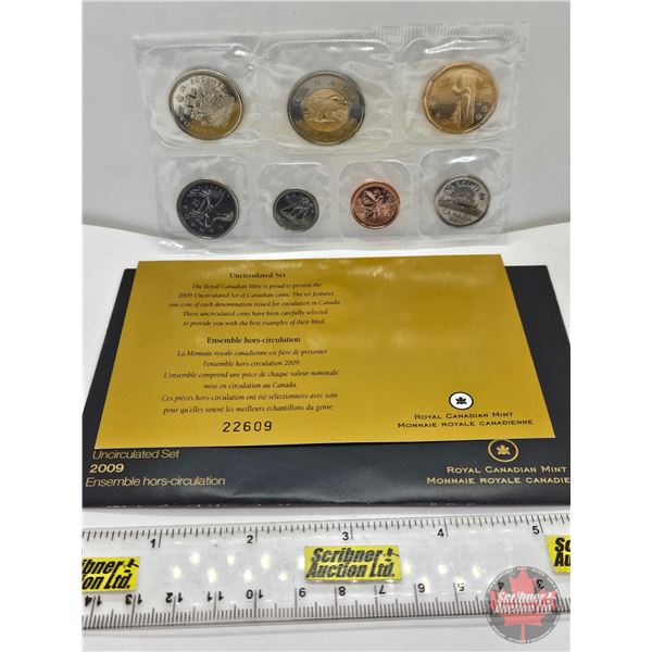 RCM Canada 2009 Uncirculated Coin Set (SEE PICTURES!)   (Listing & Descriptions are a GUIDE ONLY and