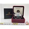 RCM Canada 2009 : $20 Silver Coin : Blue Crystal Snowflake (COA #05926) (Swarovski Elements) (99.99%