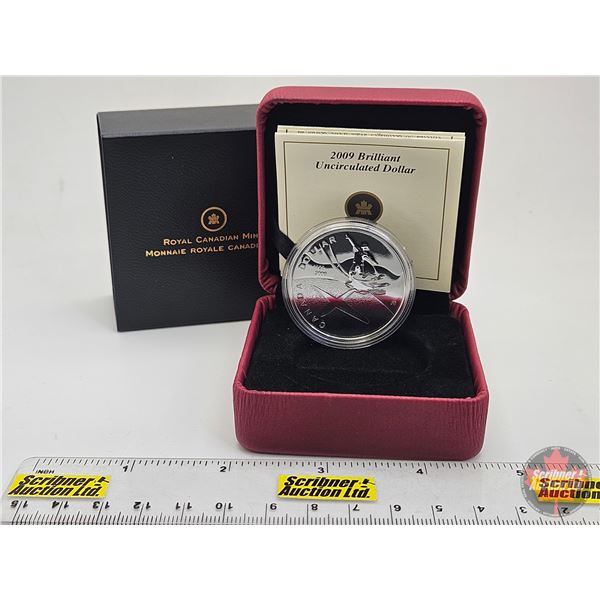 RCM Canada 2009 Brilliant Uncirculated Dollar (COA #12379) (92.5%) (SEE PICTURES!)   (Listing & Desc