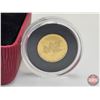 Image 3 : RCM Canada 2009 : 1/25 Ounce 50-Cent Fine Gold Coin (COA #04998) (99.99%) (SEE PICTURES!) (GST Exemp