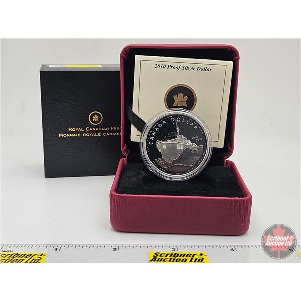 RCM Canada 2010 Proof Silver Dollar (COA #22426) (92.5%) (SEE PICTURES!)   (Listing & Descriptions a