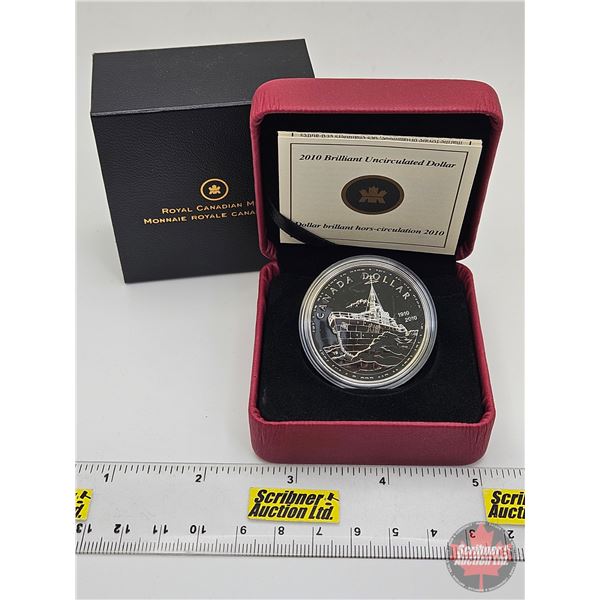 RCM Canada 2010 Brilliant Uncirculated Dollar (COA #13942) (92.5%) (SEE PICTURES!)   (Listing & Desc
