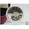 Image 2 : RCM Canada 2010 : $20 Fine Silver Coin : Water Lily (COA #04058) (99.99%) (SEE PICTURES!) (GST Exemp