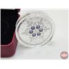 Image 3 : RCM Canada 2010 : $20 Silver Coin : Tanzanite : Crystal Snowflake (COA #4586) (Swarovski Elements) (