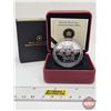 RCM Canada 2010 : $20 Silver Coin : Blue Crystal Snowflake (COA #3729) (Swarovski Elements) (99.99%)