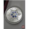 Image 5 : RCM Canada 2010 : $20 Silver Coin : Blue Crystal Snowflake (COA #3729) (Swarovski Elements) (99.99%)