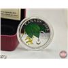 Image 2 : RCM Canada 2010 : $20 Fine Silver Coin : Maple Leaf Crystal Raindrop (COA #06794) (Swarovski Element