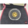 Image 2 : RCM Canada 2010 : 0.5g Fine Gold Coin : Caribou (COA #05585) (99.99%) (SEE PICTURES!) (GST Exempt)  