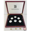 Image 1 : 2010 FIFA World Cup South Africa : Silver Coin Edition 2010 : Six-Coin Set (COA #0029) (92.5%) (SEE 