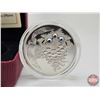Image 2 : RCM Canada 2010 : $20 Fine Silver Coin : Holiday Pine Cones : Moonlight (COA #4110) (Swarovski Eleme
