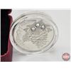 Image 3 : RCM Canada 2010 : $20 Fine Silver Coin : Holiday Pine Cones : Moonlight (COA #4110) (Swarovski Eleme