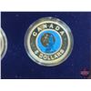 Image 6 : RCM Canada 2011 : Full Moon Bi-Annual Continuity Series : $5 Sterling Silver Niobium Coin : Four-Coi