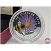 Image 2 : RCM Canada 2012 : $20 Fine Silver Coin : Aster with Glass Bumble Bee (COA #07387) (99.99%) (SEE PICT
