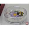 Image 4 : RCM Canada 2012 : $20 Fine Silver Coin : Aster with Glass Bumble Bee (COA #07387) (99.99%) (SEE PICT