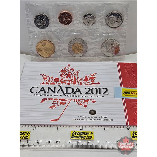 RCM Canada Uncirculated Year Set 2012 (SEE PICTURES!)   (Listing & Descriptions are a GUIDE ONLY and