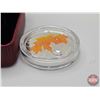 Image 3 : RCM Canada 2012 : $20 Fine Silver Coin : Maple Leaf Crystal Raindrop (COA #09010) (Swarovski Dew Dro