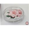 Image 3 : RCM Canada 2012 : $20 Fine Silver Coin : Rhododendron (COA #07307) (Swarovski Elements) (99.99%) (SE
