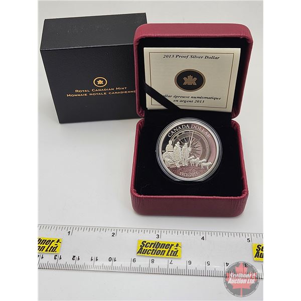 RCM Canada 2013 Proof Silver Dollar : Canadian Arctic Expedition 1913-1916 (COA #16451) (99.99%) (SE