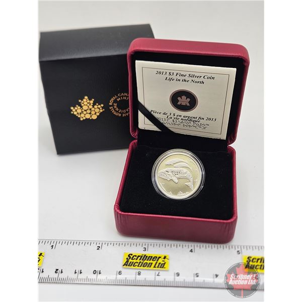 RCM Canada 2013 Fine Silver Coin : Life in the North : 100th Anniversary of The First Canadian Arcti