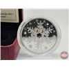 Image 2 : RCM Canada 2013 : $20 Fine Silver Coin : Winter Snowflake (COA #03114) (Swarovski Elements) (99.99%)