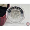 Image 2 : RCM Canada 2013 : $25 Fine Silver Coin : Grandmother Moon Mask : Comforting Glow of the Moon (COA #1