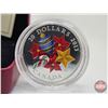 Image 2 : RCM Canada 2013 : $20 Fine Silver Coin : Candy Cane : Sweetest Holiday Memories (COA #05719) (99.99%