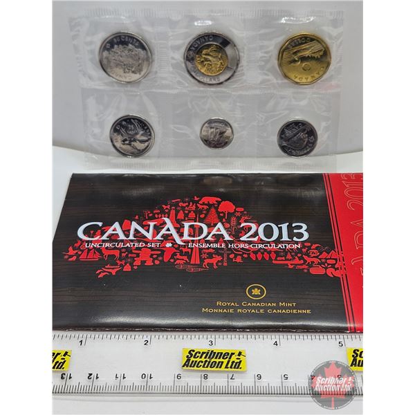 RCM Canada Uncirculated Year Set 2013 (SEE PICTURES!)   (Listing & Descriptions are a GUIDE ONLY and