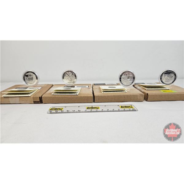 RCM Canada 2013 : $20 Fine Silver Coins (4) : • Lawren S. Harris 'Toronto Street, Winter Mo