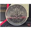 Image 2 : RCM Canada 2013 : 5-Ounce Silver Coin : Maple Leaf : Celebrating 25 Years of the Royal Canadian Mint